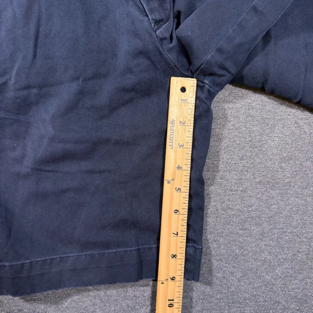 Polo Ralph Lauren Shorts Mens 30 Navy Blue Classic Fit 9 Chino Cotton Twill Pony